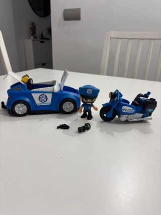 Playmobil Coche Policía y Moto
