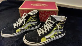 Zapatillas Vans SK8-Hi Negro y Amarillo