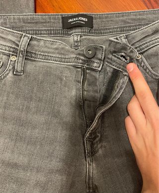 Pantalón tejano Jack & Jones gris