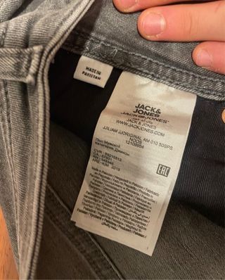 Pantalón tejano Jack & Jones gris