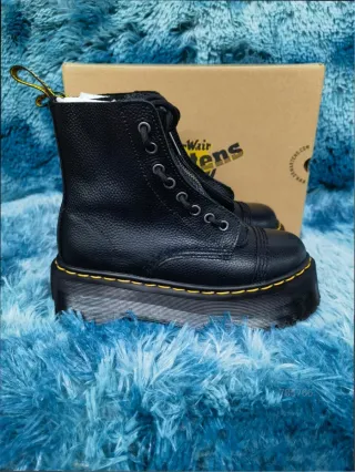 Botas Dr. Martens Negras Cremallera Plataforma
