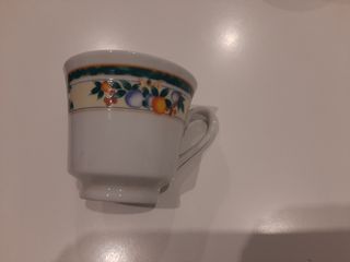 Juego 4 Tazas y Platos Café Cerámica