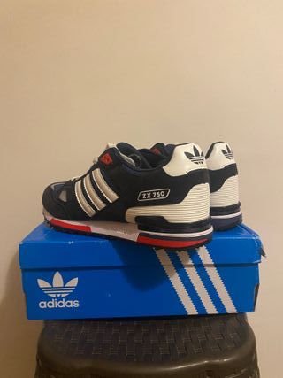 Adidas ZX 750 Zapatillas Azul Blanco nuevas