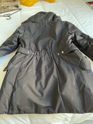 Abrigo Zara Negro Muy Abrigado