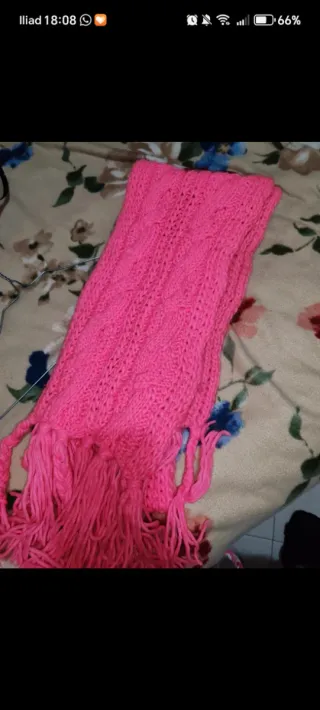 Sciarpa H&M rosa fluo