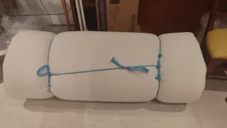 Colchón viscoelástico nuevo enrrollado