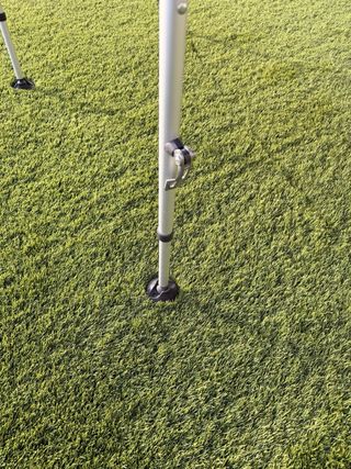 Mesa Plegable Exterior Negra y Gris