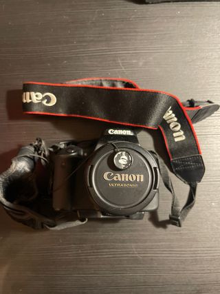 Cámara Canon Vídeo foto, Negra. 4 lentes. filtros