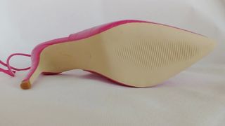 Sandali Diamantique Fuchsia con Lacci