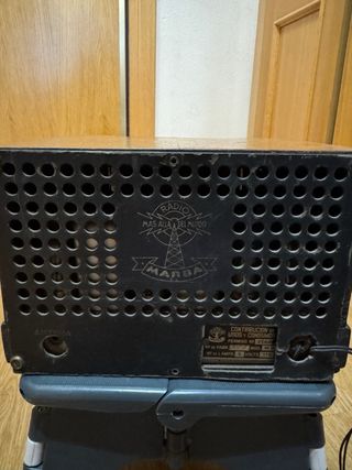 Radio Marba Válvulas Antigua