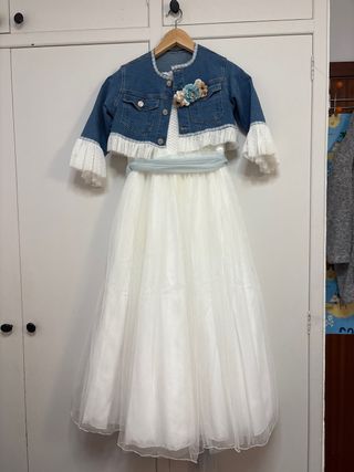 Vestido 1ra Comunión Niña Talla 11-12 de ALIAGA