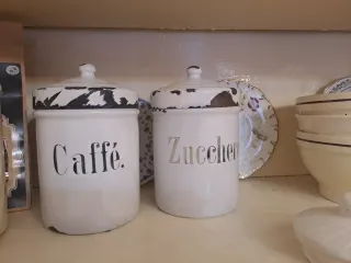 Barattoli in latta Caffè e Zucchero