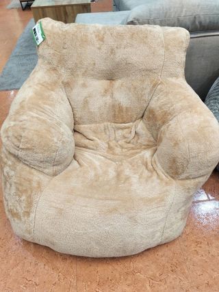 Puff Sillon 1 Plaza Acolchado Diseño Moderno