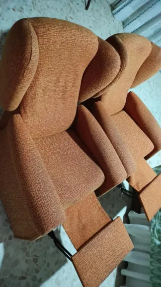 2 Sillones Reclinables Naranja
