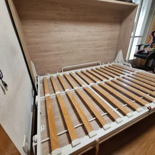 Cama Plegable Madera Roble