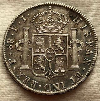 8 Reales 1822 Plata