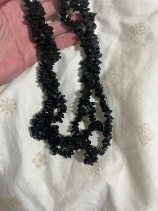 Collana corallo nero nuova