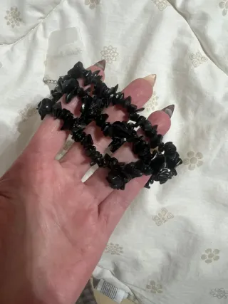 Collana corallo nero nuova