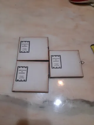 Tris quadretti decorativi