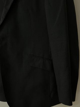 Chaqueta de traje Burberry gris hombre