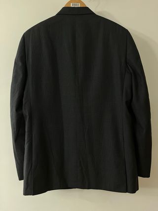 Chaqueta de traje Burberry gris hombre