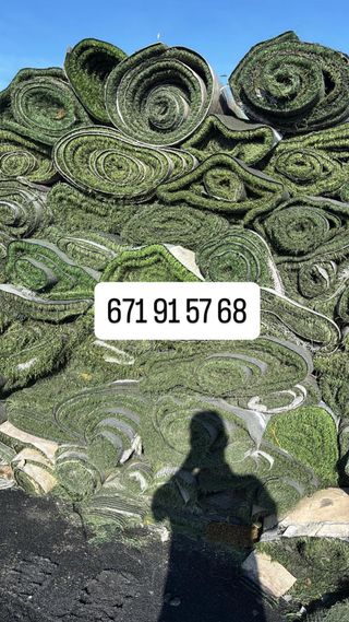 Césped artificial reciclado