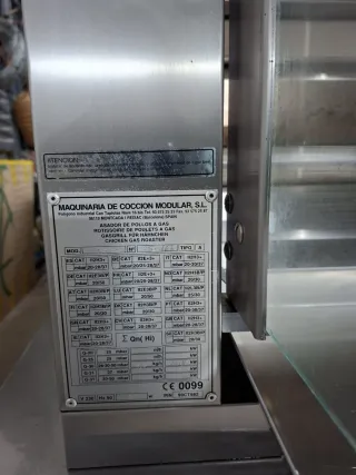 Asador de pollos profesional