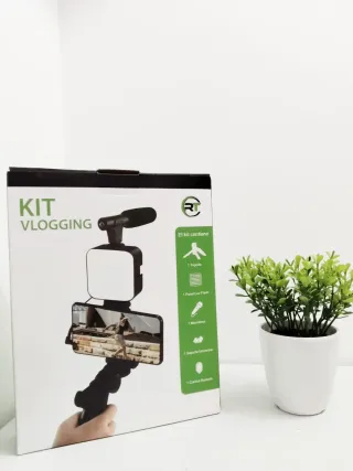 Kit Vlogging RT con Micrófono y Luz