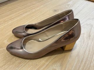 Zapatos Zara Talla 40 Plateados