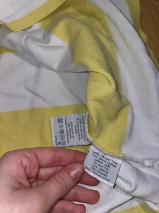 Polo Ralph Lauren Rayas Amarillo y Blanco