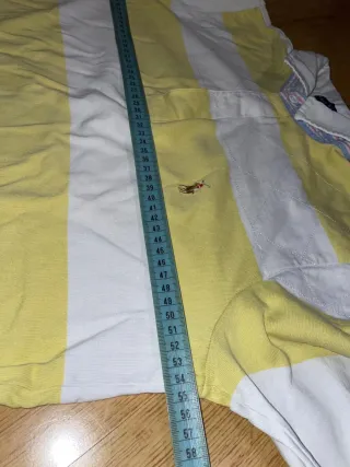 Polo Ralph Lauren Rayas Amarillo y Blanco