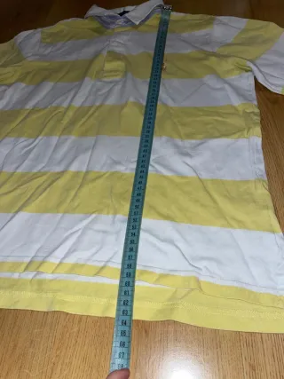 Polo Ralph Lauren Rayas Amarillo y Blanco