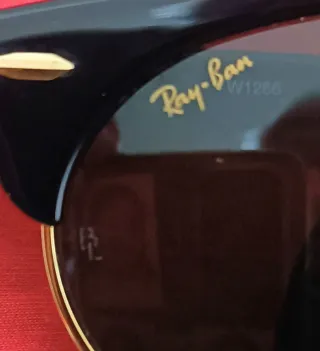 Gafas de Sol Ray-Ban Clubmaster Negro/Dorado