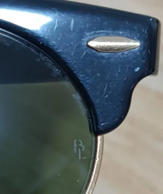 Gafas de Sol Ray-Ban Clubmaster Negro/Dorado