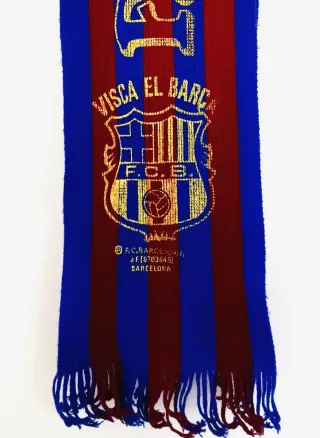 Bufanda BARÇA 80s (1ª Llicència) CLÀSSICA
