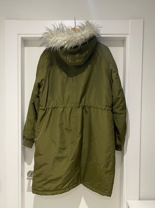 Abrigo de invierno verde militar