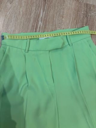 Pantalón Mango Verde Talla M