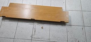 Baldas de madera maciza