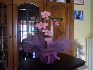 Orchidee uncinetto fatte a mano