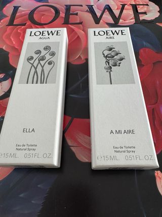 Perfume Loewe Aire y agua de 15ml