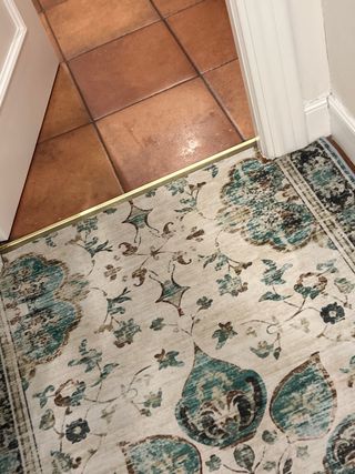 Alfombra de pasillo estilo vintage
