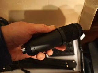 Kit Podcast Micrófono Profesional Negro