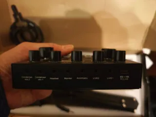 Kit Podcast Micrófono Profesional Negro