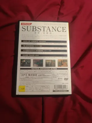 Metal Gear Solid 2 Substance PS2 japones