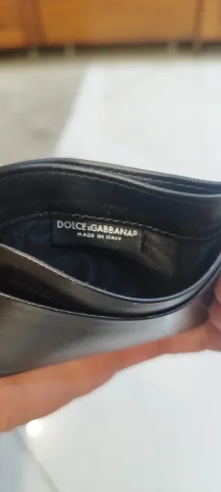 Portafoglio Dolce & Gabbana in pelle nero