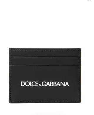 Portafoglio Dolce & Gabbana in pelle nero