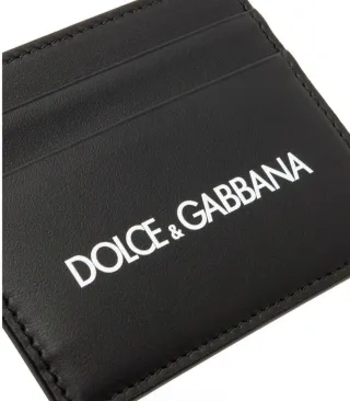 Portafoglio Dolce & Gabbana in pelle nero