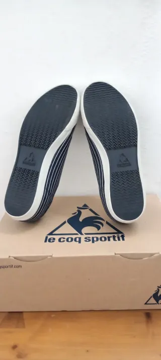 Le Coq Sportif Bambas Rayas Azul Blanco