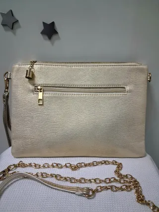 Bolso de fiesta dorado