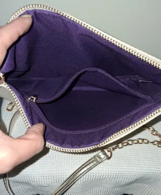 Bolso de fiesta dorado